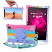for T-Mobile Revvl Tab 5G Tablet Case 10.36 Inch,Teclast P25T Dazzling Pink