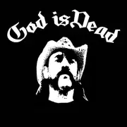 Motorhead Lemmy Kilmister T-Shirt GOD IS DEAD Ace of Spades BlackSheepShirts
