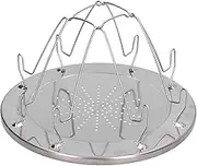 Folding Camp Stove Toaster Camper Toaster, 1Pc Camping Toaster 4 Slices Bread Stand,Folding Camping Stove Toaster,Stainless Steel Camping Toaster Rack Holder, 4 Slice Toast Bread Toaster Holder Rack