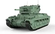 LF160573 1/160 N Scale Railway Military Model Kit British Matilda Black Prince