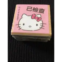 在飛比找蝦皮購物優惠-kitty方型木頭印章