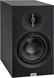 ELAC Debut 3.0 DB63-BK Bookshelf Speakers, Black Ash (Pair) - 1” Aluminum Dome Tweeter & 6.5” Aramid Fiber Woofer - 2-Way Bass Reflex - 42Hz to 38KHz Response