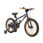Babyjoy 46cm Kids Sport Bike Adjustable Training Bicycle w/Anti-slip Handlebar Beginner Bike Black
