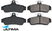 ULTIMA REAR SEMI-METALLIC BRAKE PAD SET FOR HOLDEN ECOTEC L36 L67 3.8L V6