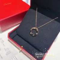 在飛比找蝦皮購物優惠-二手精品 Cartier 卡地亞 LOVE項鏈 大圓餅3鑽項