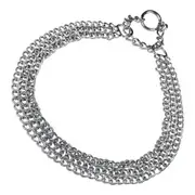 Dog Collar Hs Sprenger Silver 2 Mm Triple Links (55 Cm)