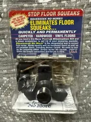 Squeeeeek No More Floor Squeak Eliminator Kit - Home Mechanix - Made in USA