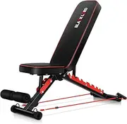 BLACK LORD FID Bench Weight Bench Press Foldable Full Body Training Equipment for Home Gym Workout Fitness