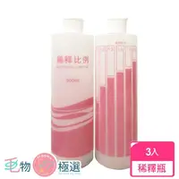 在飛比找momo購物網優惠-【毛物極選】拜爾美 寵物沐浴稀釋瓶500ml 3入(洗劑稀釋