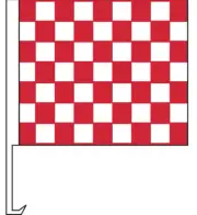 CAR DEALER SUPPLIES 12 Car Window Clip On Flags Sale Red Checkered