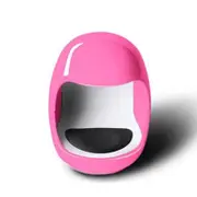 Portable Egg-shaped Mini Phototherapy Machine Nail Dryer Led UV Gel Quick-Drying Nail Polish Glue Lamp Pink (without data cable)