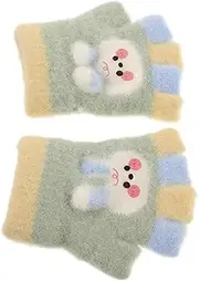 [MOBUTOFU] Children's Warm Gloves Gloves Winter Gloves Cute Gloves for Cold Weather Gloves Warm Cold Weather Gloves Snow Gloves Warming Gloves Children's Gloves Polyester