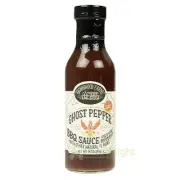 Brownwood Farms Ghost Pepper Spicy Hot Bourbon BBQ Sauce Gluten Free 14 Ounces