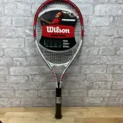 WILSON ROGER FEDERER 110 TENNIS RACQUET RACKET POWER STRINGS - L4 4 1/2” NEW