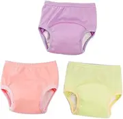 RORPOIR 3pcs Training Pants 90cm Breathable Washable Cotton Diaper Pants for Fruit for Toilet Training and Potty Training