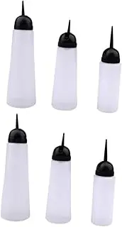 WOFASHPURET 6Pcs Hair Dye Bottles Hair Coloring Applicator with Graduated Scale for Salon and Home Use Leakproof Easy Squeeze Hair Coloring Shampoo Containers