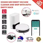 Kogan Smart Home G80 Robot Vacuum Cleaner and Mop with Auto-Empty Dock Station