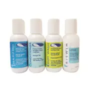 Triswim Travel Pack 2oz Bottle Chroline Out Lotion Body Wash Conditioner Shampoo