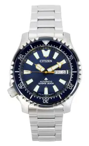 Citizen Promaster Stainless Steel Blue Dial Automatic Diver's NY0166-60L 200M Men's Watch
