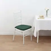 Hunter Green POLYESTER CUSHION for CHIAVARI CHAIR Wedding Ceremony Dinner