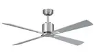 Energy saving Ceiling Fan Remote Control Airfusion Climate Dc Chrome 132 CM
