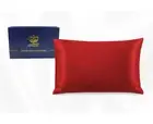 One Piece 100% Pure Two-Side Silk Mulberry Pillowcase Burgundy