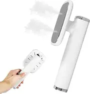 Portable Ironing Machine, Foldable Handheld Steam Iron, Fast Heating Clothes Steamer Iron, Rotatable Mini Iron, Steamer Wrinkle Remover Iron, Dry and Wet Ironing for Clothes Home Travels (White)