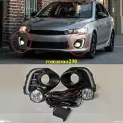 2016-2018 For Mitsubishi Lancer Bumper Fog Lamp LED DRL Daytime Running Lights