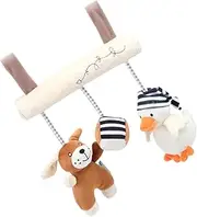 Vaguelly 1 PC Crib Hanging with Music Box Soft Rattles for Engaging Sound Material for Newborns