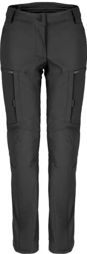 Spidi Stretch Pants, textile pants women , color: Black , size: XS
