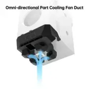 Panda Jet Omni-Directional Part Cooling Duct Upgrade for Bambu Lab X1 and P1