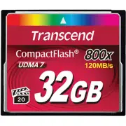 Transcend CompactFlash 32GB 800x Memory Card UDMA