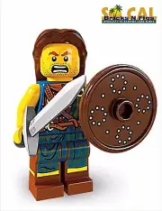 LEGO MINIFIGURES SERIES 6 8827 Highland Battler NEW