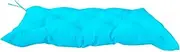 Water-Resistant & Non-Slip Polyester Garden Bench Cushion for Outdoor and Indoor Furniture, Breathable Ultra-Comfortable Support with Secure Ties(Light Blue,59 * 20 * 3.9in)