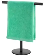 T-Shape Hand Towel Holder Free Standing Towel Bar Rack Stand for Bathroom Vanity