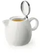 Tea Forte PUGG Ceramic Teapot - Orchid White 普格陶瓷茶壺 (白瓷)