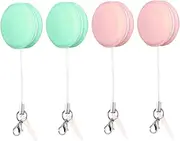Minkissy Phone Screen Cleaner 4pcs Screen Wipes for Electronics Glasses Cleaner Macaron Pattern Pp Silicone