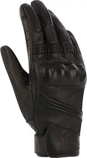 Segura Logan perforated Ladies Motorcycle Gloves, black, Size M for Women