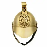German Prussian Fire Helmet Brass Accents Imperial Officer Spike Helmet Replica