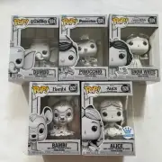 Funko POP! Disney Sketched Set of 4 + Funko exclusive Alice