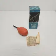 Armstrong's Infant Syringe Antique Collectible Seamless Bulb Douche W/ Box USA