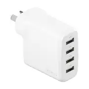 Cygnett PowerPlus 24W Multi-Port Wall Charger White
