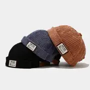 Corduroy Docker Hat Camel - One Size