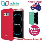 Genuine Mercury Goospery Pearl TPU Gel Jelly Back Case Cover Samsung Galaxy S8