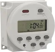 Mini Programmable Timer Switch, 1 Second to 168 Hours, Electronic Automatic Time Control Device, 5V 12V 24V , Digital Wall/Panel Mount Timer(5V DC)