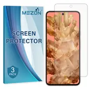 [3 Pack] Google Pixel 8 (6.2") Premium Clear Edge-to-Edge Full Coverage Hydrogel Screen Protector Film by MEZON (Pixel 8, Hydrogel) – FREE EXPRESS