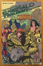 1994 Guy Gardner Warrior Vintage Print Ad/Poster DC Comics Emerald Fallout Art