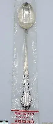 Oneida Grandeur Sterling Silver Iced Teaspoon 7.5" *NEW*