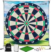 GoSports Chip N' Stick Golf Games with Chip N' Stick Golf Balls - Giant Size Targets with Chipping Mat - Choose Classic or Darts