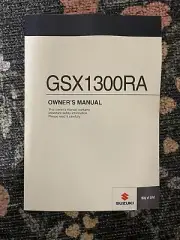 Suzuki Motorcycles GSX1300RA Manual